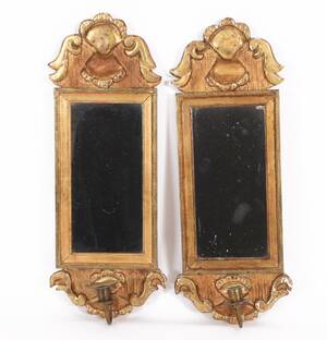 Spegellampett ett par, 1900-tal