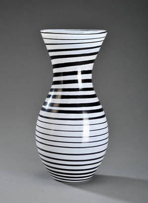 Gunnel Sahlin. Vase af glas