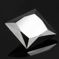 Uindfattet behandlet sort diamanter ca 3.73  ct.