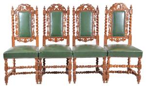 Stolar 4st, barockstil, 1900-talets början 