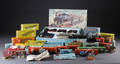 Samling Märklin lokomotiver, vogne, skinner mv