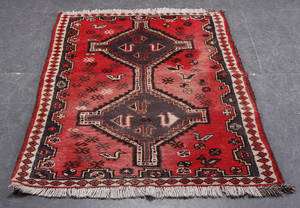 Persisk Kashgai tæppe 143 x 103 cm