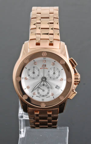 Meyers diamond chronograph wristwatch approx. 0.05ct.