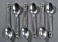 Georg Jensen. AcornKongemønster. Seks theskeer 6