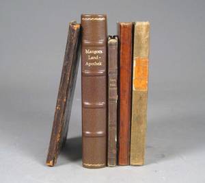 Samling læge - og dyrlægevindeskabelige bøger fra 1800-tallet 5