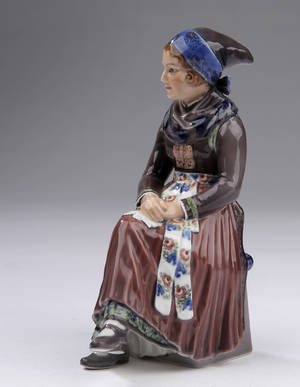 Dahl Jensen figur, Amagerpige nr. 1110