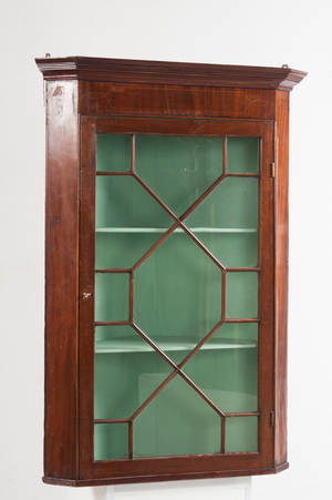 Eckvitirne, Mahagoni, England, 19. Jh