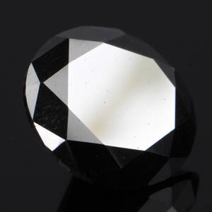 Uindfattet behandlet sort diamanter ca 17.18  ct.