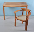 Trip Trap. Skrivebord samt armstol af teak 2