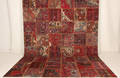 Persisk patchwork tæppe, 405x305 cm.