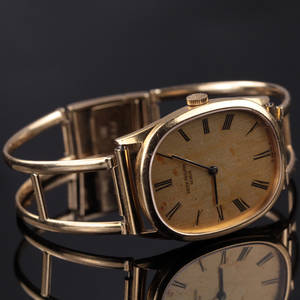 Patek Philippe. Vintage herrearmbåndsur 18 kt.