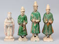 Kinesiske figurer af glaseret lertøj, Ming, 1500-tallet 4 