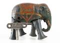 MEKANISK ELEFANT JUMBO, litograferad plåt. 1920-tal.