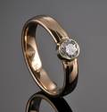 Dansk brillantring - ca. 0.50 ct.