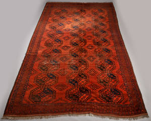 Stort afghansk tæppe, 453x270 cm.