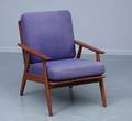 Dansk møbelproducent. Armstol af teaktræ