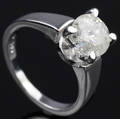 Solitaire ring ca. 1.73 ct.