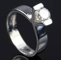 Solitaire ring ca. 0.63 ct.