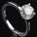 Solitaire ring ca. 1.95 ct.