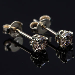 Par brillant ørestikker ca. 0.50 ct.