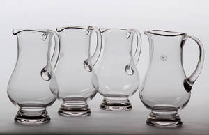 BF Glas. Sæt på fire glaskander. 4