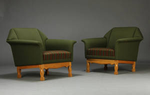 Dansk møbelproducent, par lænestole 2