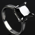 Solitaire ring ca. 4.40 ct.
