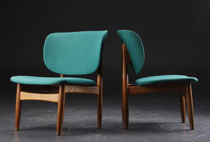 Par lænestolehvilestole, dansk møbeldesign. 2