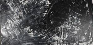 Henrik Westergaard. Komposition 2012. 120 x 240 cm