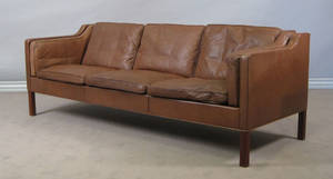 Børge Mogensen. Tre-pers. sofa