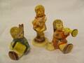 GOEBEL HUMMEL 3 MINIATYRFIG. H 5,  8,5 6 CM