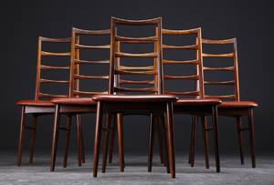 Niels Koefoed. Spisestole, palisander 6