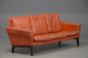 Dansk møbelproducent. Tre-personers sofa, 1960-70erne