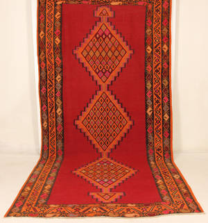 Persisk Shahsavan kelim, 390x200 cm.