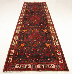 Persisk matta. Nahavand 410x110 cm.