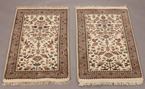 Tæppe, Kashmir Figural 123 x 77 cm og 120 x 74 cm 2