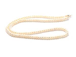 Pärlcollier lås 14K