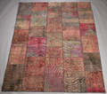 Persisk patchwork tæppe, 250x203 cm.
