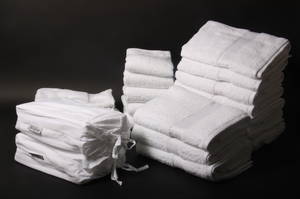 Damask Collection. Hvide håndklæder og sengetøj af Egyptisk bomuld 28