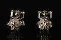 Par diamantørestikkere. Ca. 0.30 ct. 2