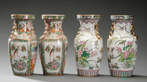 To par kinesiske vaser af porcelæn 4 