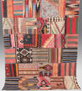 Matta, Kelim patchwork, 256 x 205 cm.