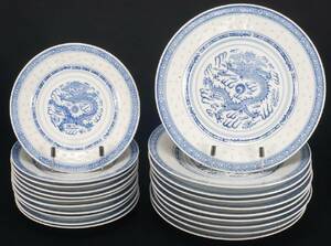 TALLRIKAR  ASSIETTER, 10  10, CHINA 1900-TAL