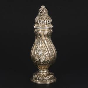 Sockerruska i silver, rokokostil, 1900-tal