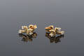 Par ørestikker af 14 kt. guld med cubic zirkonia