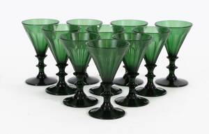 Vitvinsglas 10st, 1900-talets början