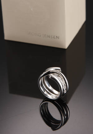 Georg Jensen. Magicring med brillanter 0.45 ct