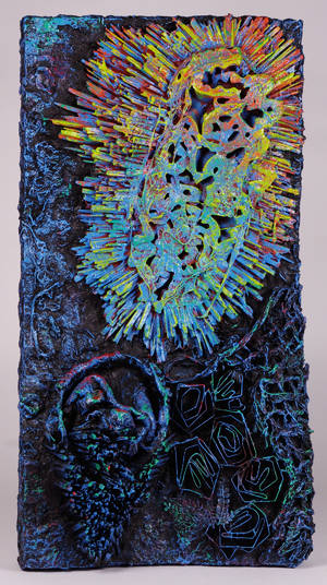 Ernst Andersen, skulptur, väggrelief