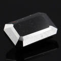 Uindfattet behandlet sort diamant ca 1.19 ct.