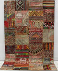 Patchwork kelimcarpet, handsydd